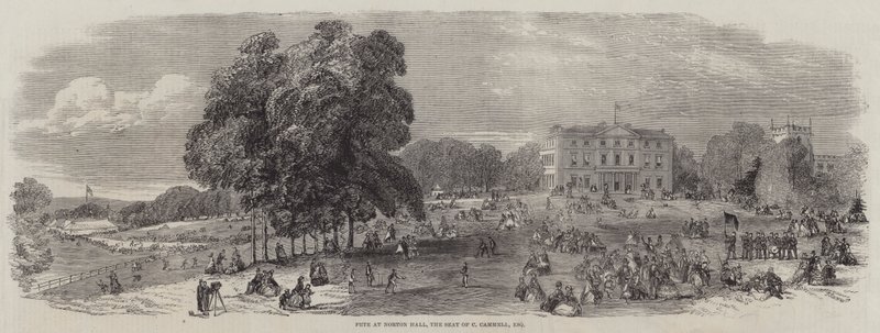 Festa no Norton Hall, o assento de C Cammell, Esquire de Thomas Sulman