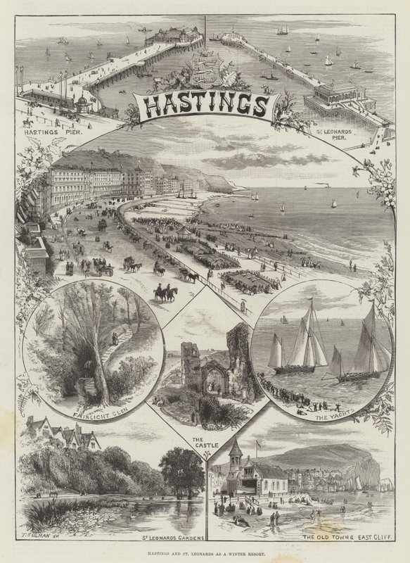 Hastings e St Leonards como um resort de inverno de Thomas Sulman
