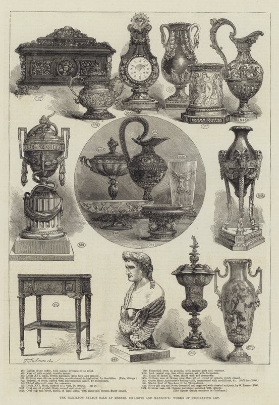 The Hamilton Palace Sale na Messers Christie and Mansion&39;s, Obras de Arte Decorativa de Thomas Sulman
