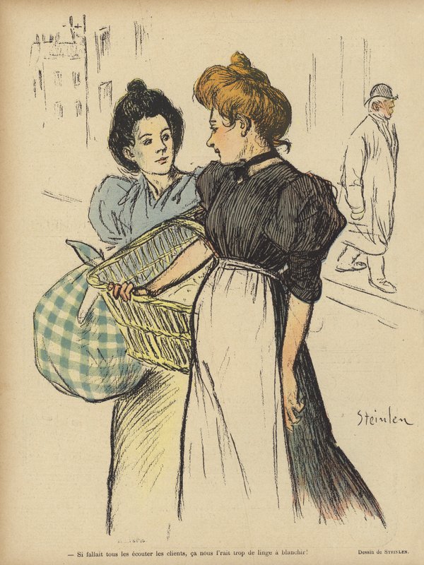 Ilustração para o riso de Théophile Alexandre Steinlen