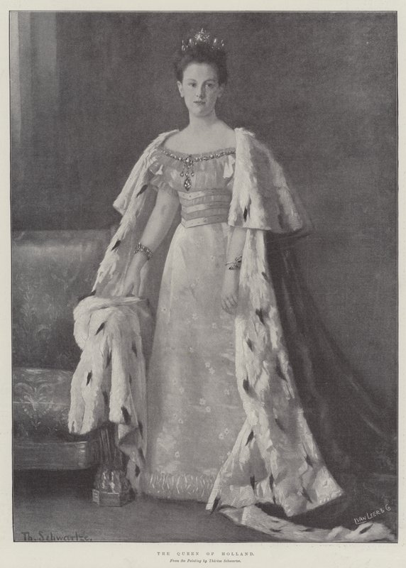 A rainha da Holanda de Thérèse Schwartze
