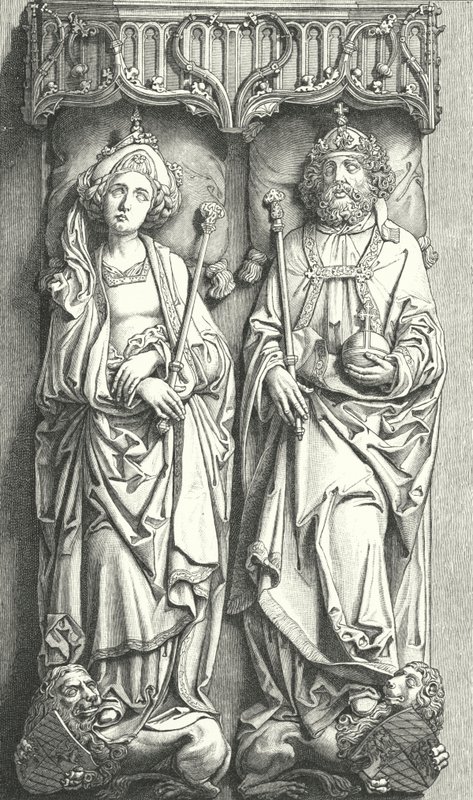 Túmulo, de, Henry, ii, santissimo, romana, imperador, e, Cunigunde, de, luxemburgo, bamberg, catedral, alemanha de Tilman Riemenschneider