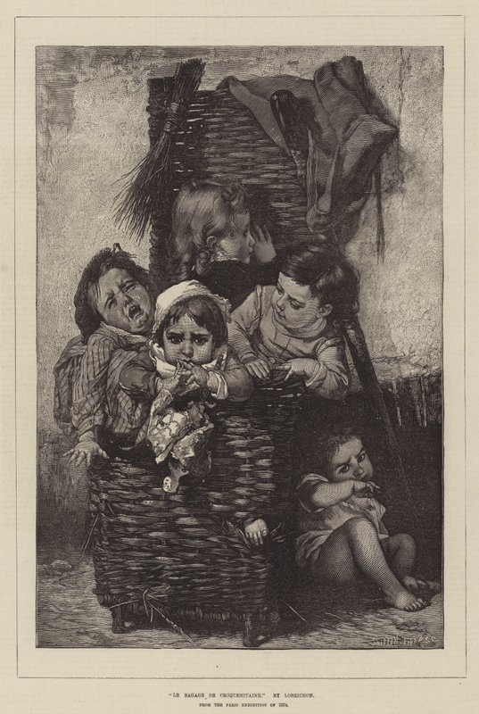 La Bagage de Croquemitaine, da Exposição de Paris de 1874 de Timoleon Marie Lobrichon