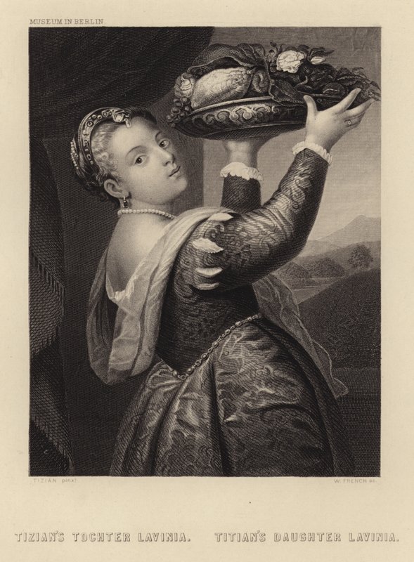 Filha de Ticiano Lavinia de Tiziano Vecelli