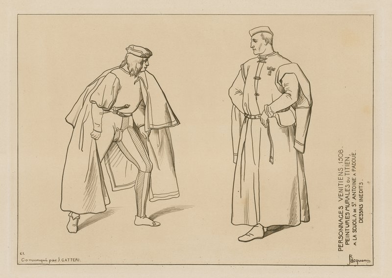 Personagens venezianos, 1508 de Tiziano Vecelli