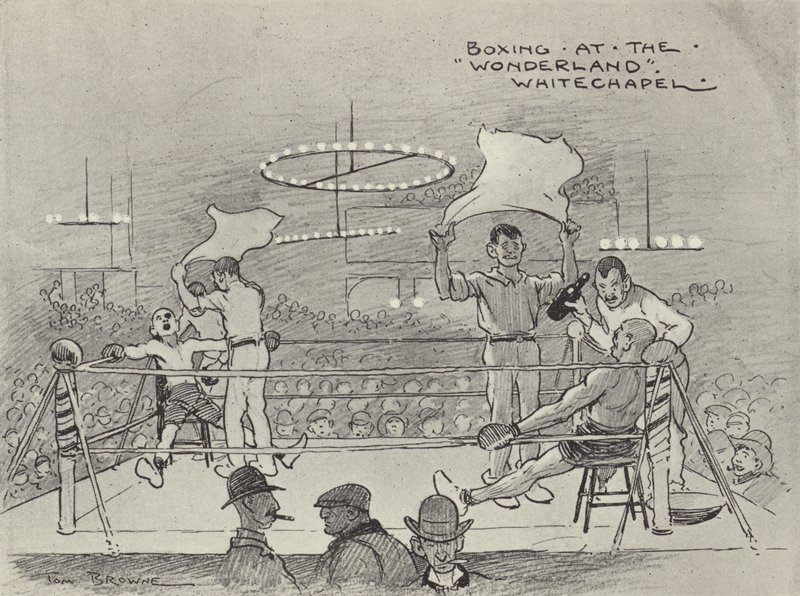 Boxe no País das Maravilhas, Whitechapel de Tom Browne