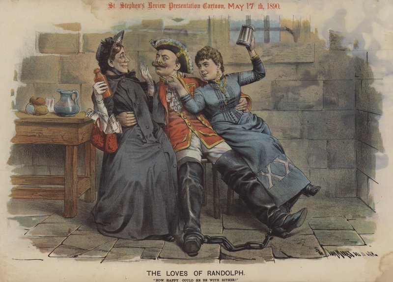 The Loves of Randoplh (cor litho) de Tom Merry