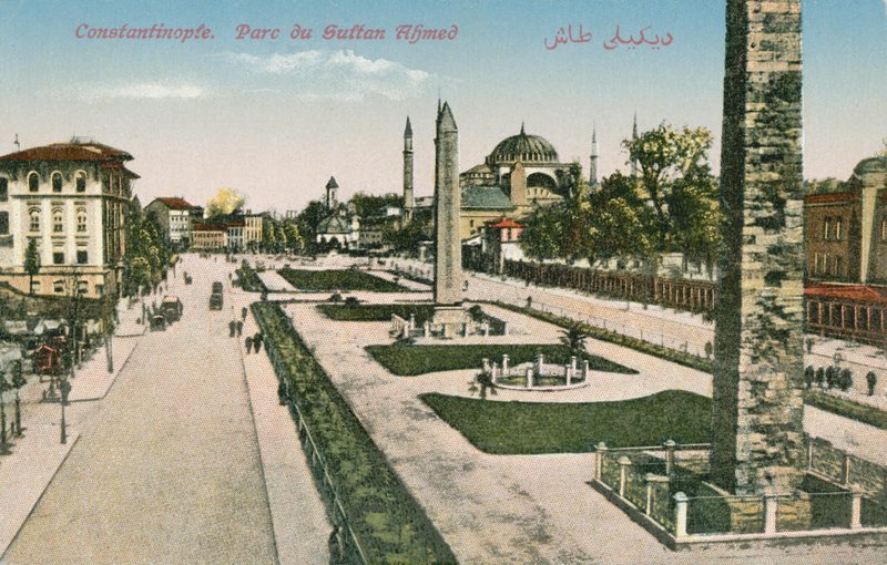 Parque do Sultão Ahmed, Constantinopla, Turquia de Turkish Photographer