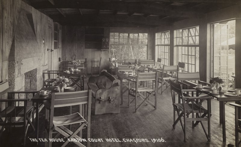 Tea House, Easton Court Hotel, Chagford (foto a p/b) de Unbekannt