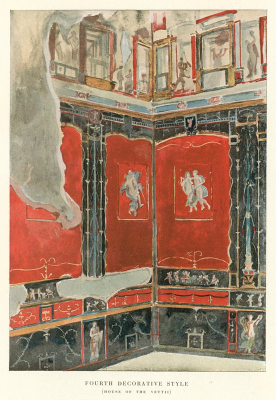 Quarto Estilo Decorativo, Casa dos Vettii de Unbekannt Unbekannt