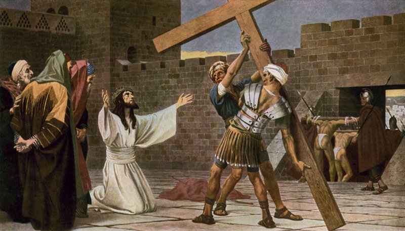Jesus aceita sua cruz de Unbekannt Unbekannt
