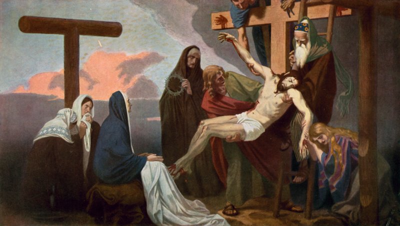 A descida de Jesus da cruz de Unbekannt Unbekannt