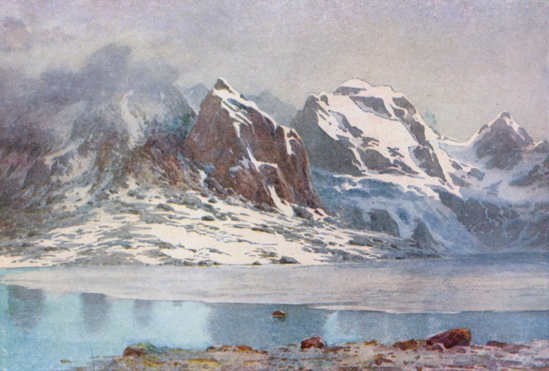 O lago congelado, Gangabal de Unbekannt Unbekannt
