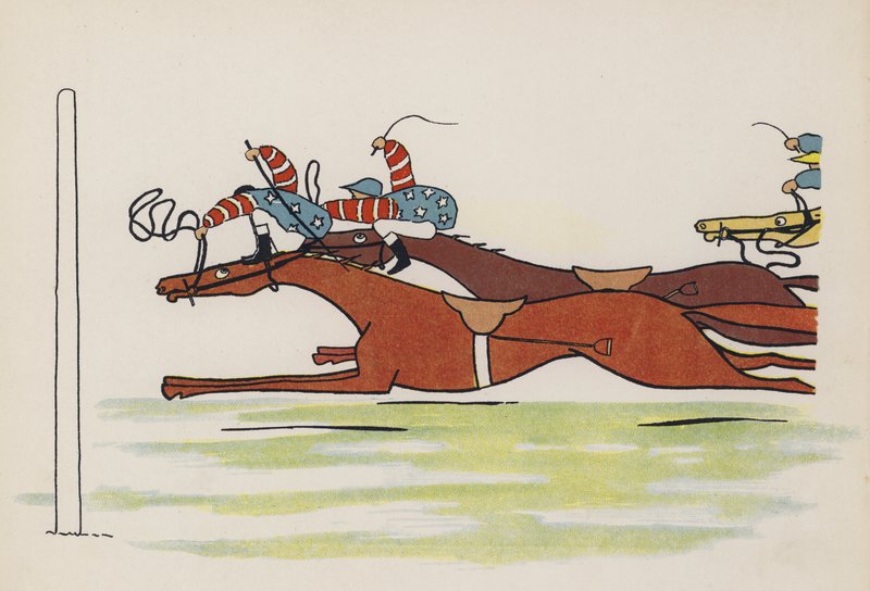 Inglaterra maravilhosa: corrida de cavalos de Unbekannt Unbekannt