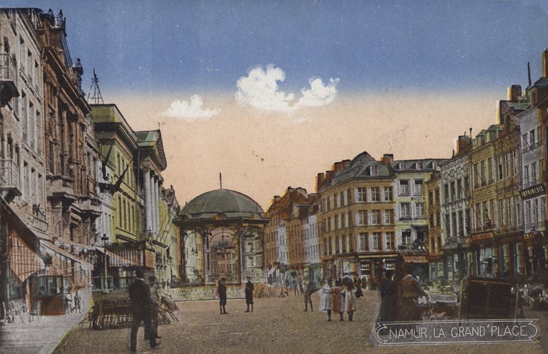 Namur, La Grand Place (foto a cores) de Juste Lisch