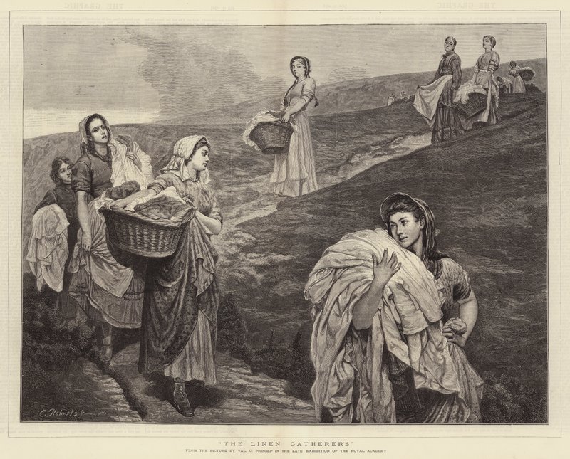Os coletores de linho de Valentine Cameron Prinsep