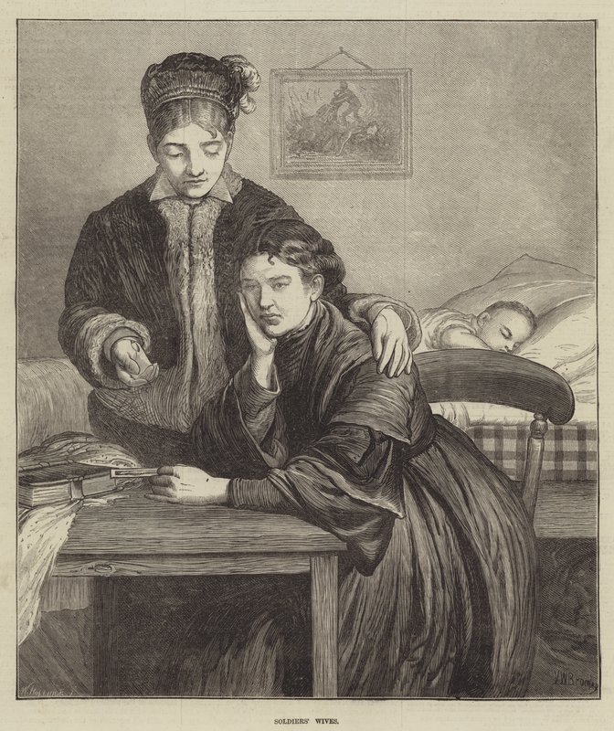 Esposas dos Soldados de Valentine Walter Lewis Bromley