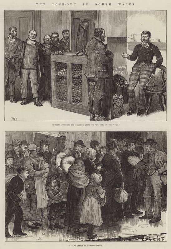 O bloqueio em South Wales de Valentine Walter Lewis Bromley