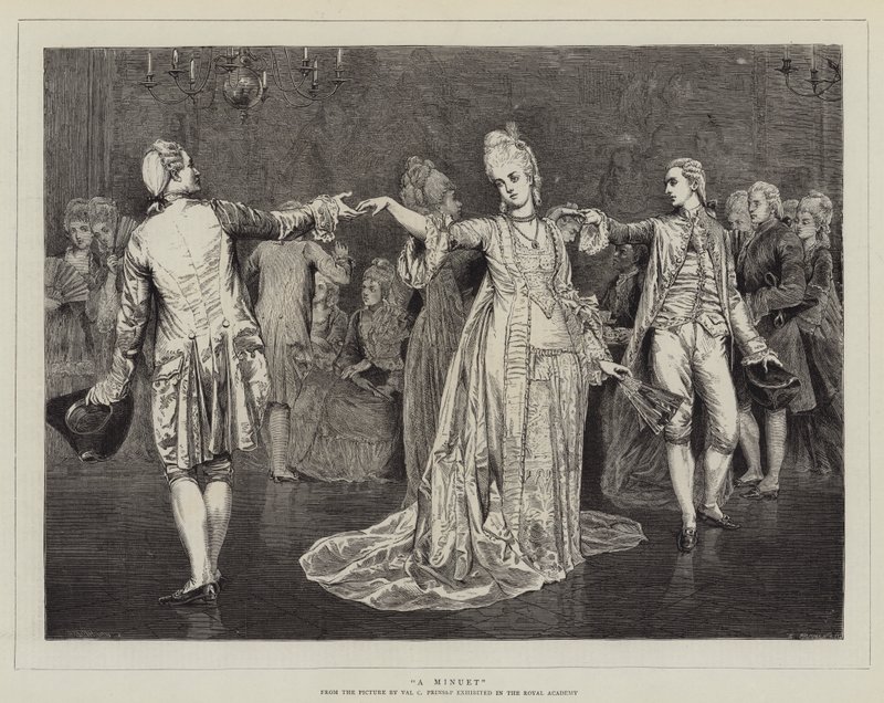 Um minueto de Valentine Cameron Prinsep