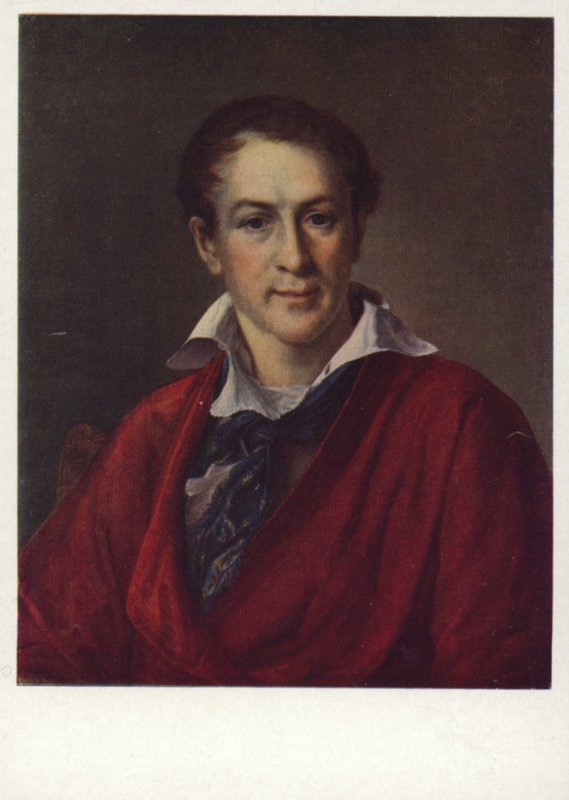 Retrato de Krasheninnikov, 1824 de Vasili Andreevich Tropinin