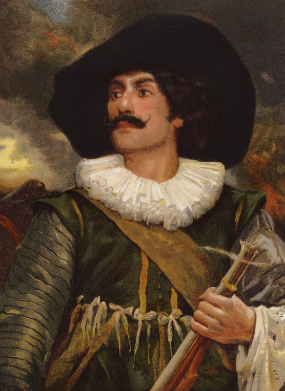 Retrato de um Cavalier (cromolito) de Victor John Robertson
