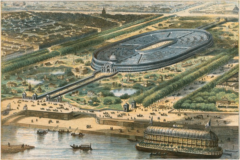 A exposição de Paris de 1867 de Vincent Brooks