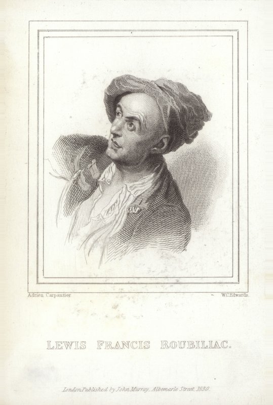 Louis-Francois Roubiliac, escultor francês de W.C. Edwards