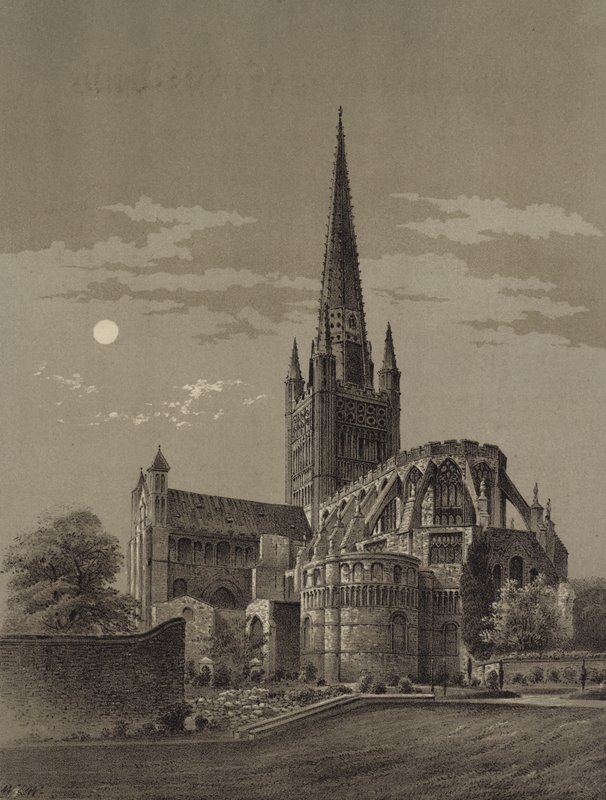Norwich Cathedral, Norfolk de W.L. Walton