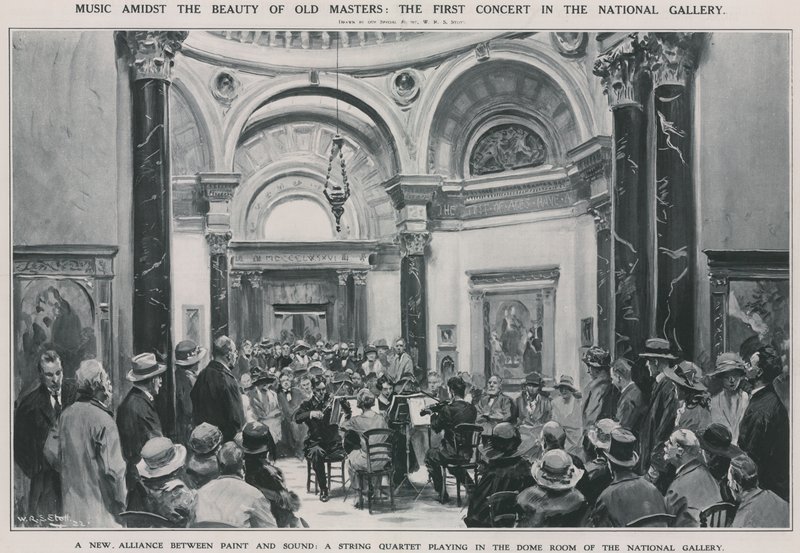 O primeiro concerto na National Gallery de W.R.S. Stott