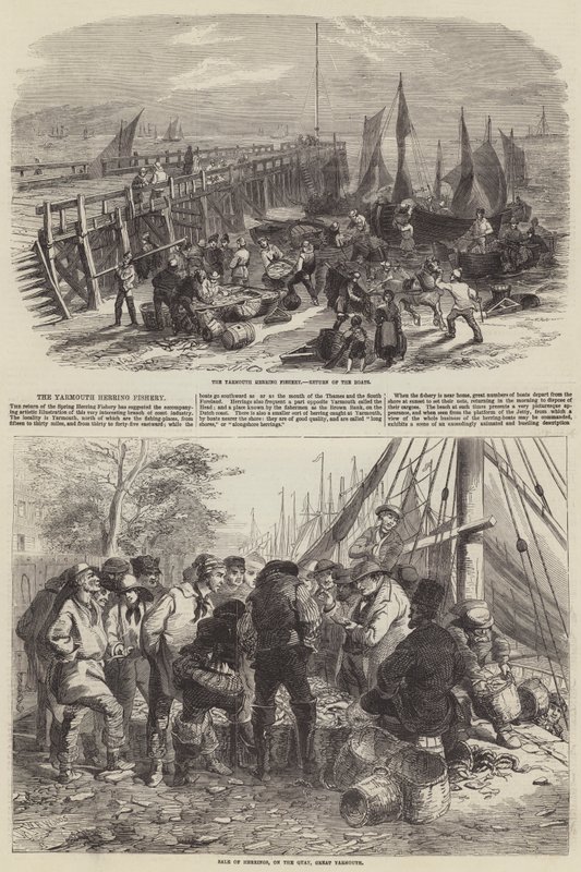 A pesca de arenque de Yarmouth de W. R. Woods