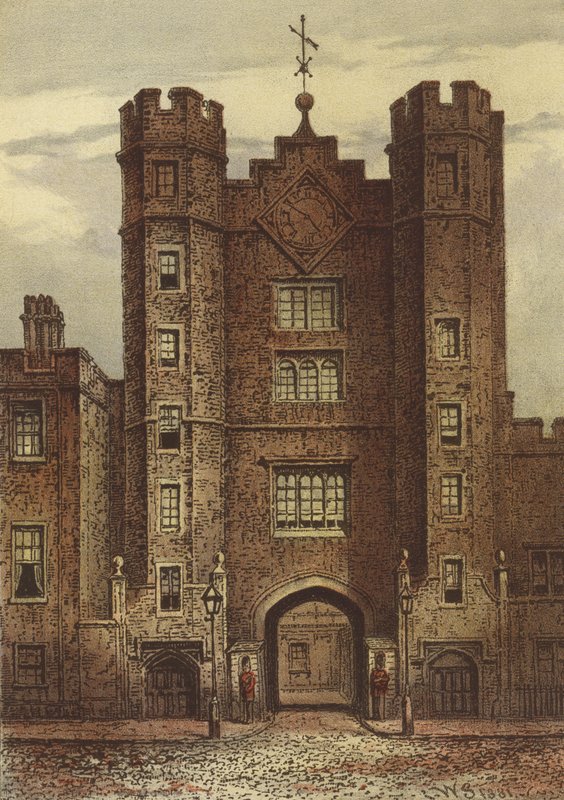 Gateway, o Palácio de St. James (Chromolitho) de Waldo Sargeant