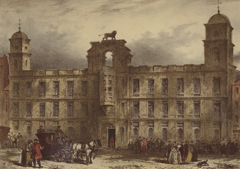 Casa de Northumberland, Strand (chromolitho) de Waldo Sargeant