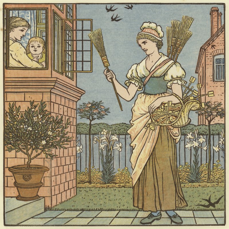 Compre uma vassoura de Walter Crane