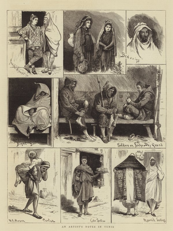 Notas de um artista em Tunis de Walter Jenks Morgan