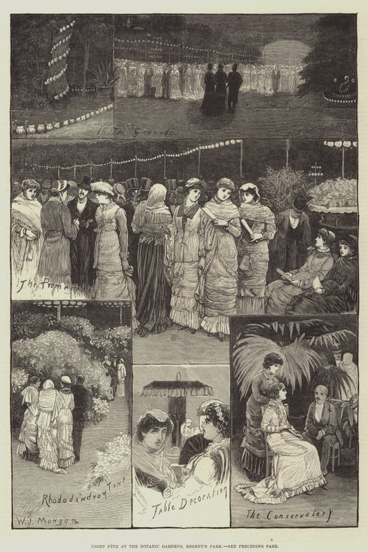 Festa Noturna no Jardim Botânico, Regent&39;s Park de Walter Jenks Morgan