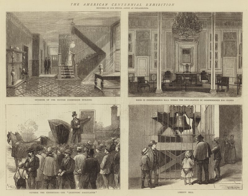 A exposição do centenário americano de Walter Jenks Morgan