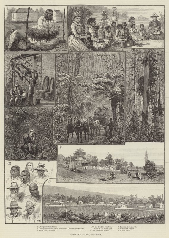 Cenas em Victoria, Austrália de Walter Paget