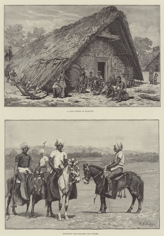Esboços de Manipur de Walter Paget