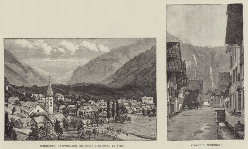 Esboços de Meiringen de Walter Paget