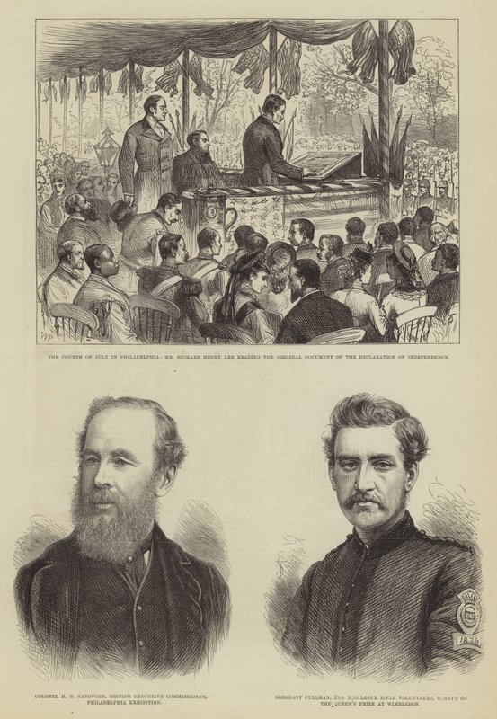 O quatro de julho na Filadélfia de Walter Paget