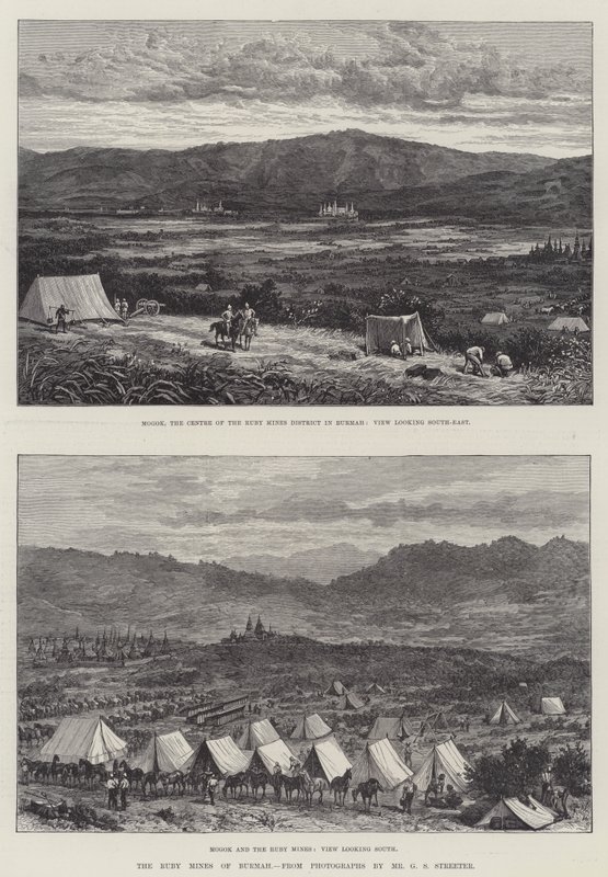 As minas de rubi de Burmah de Walter Paget