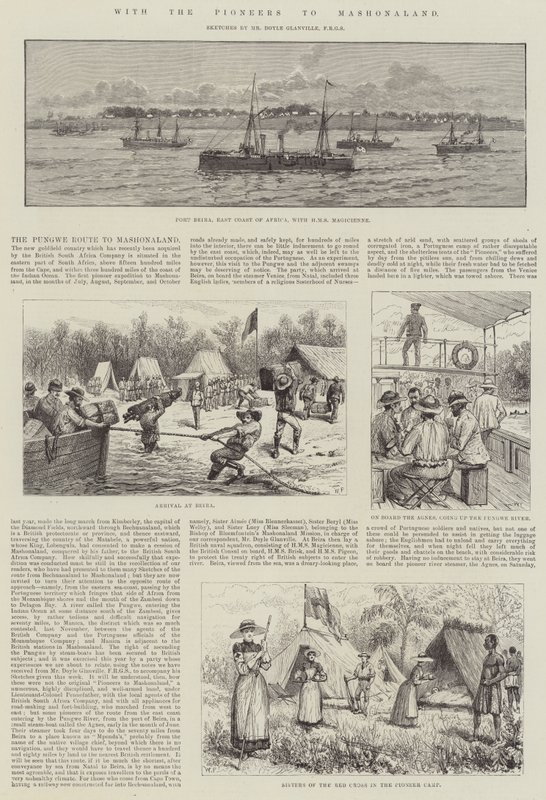 Com os pioneiros para Mashonaland de Walter Paget
