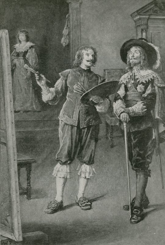 Charles Stuart na casa de van Dyck de Walter Stanley Paget
