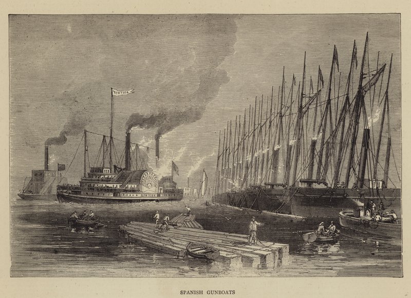 Gunboats espanhóis de Walter William May