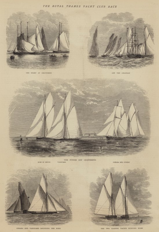 Corrida do Royal Thames Yacht Club de Walter William May