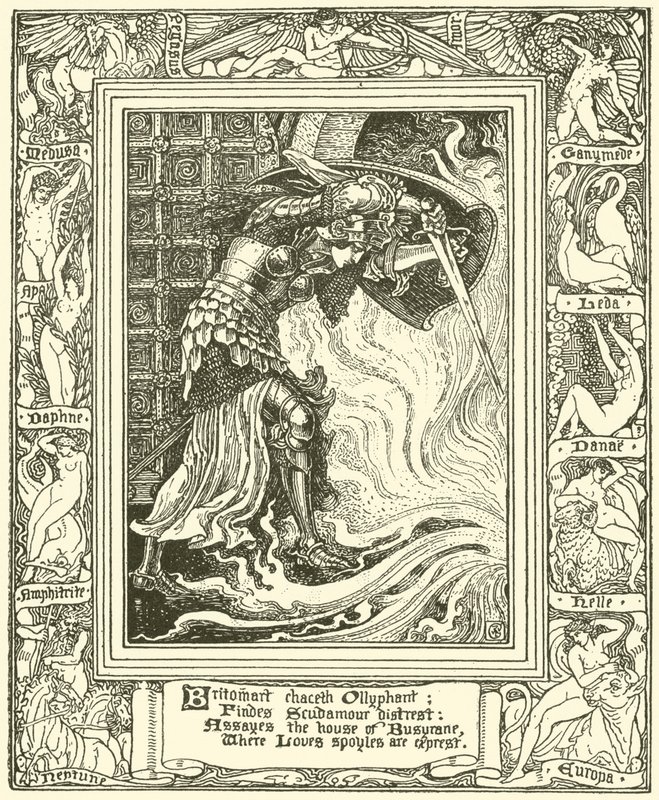Da Fada Queene de Spenser (gravura) de Walter (after) Crane