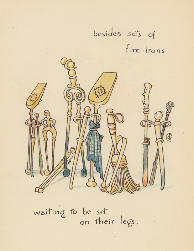 Ilustração para Legends for Lionel de Walter Crane (litografia a cores) de Walter (after) Crane