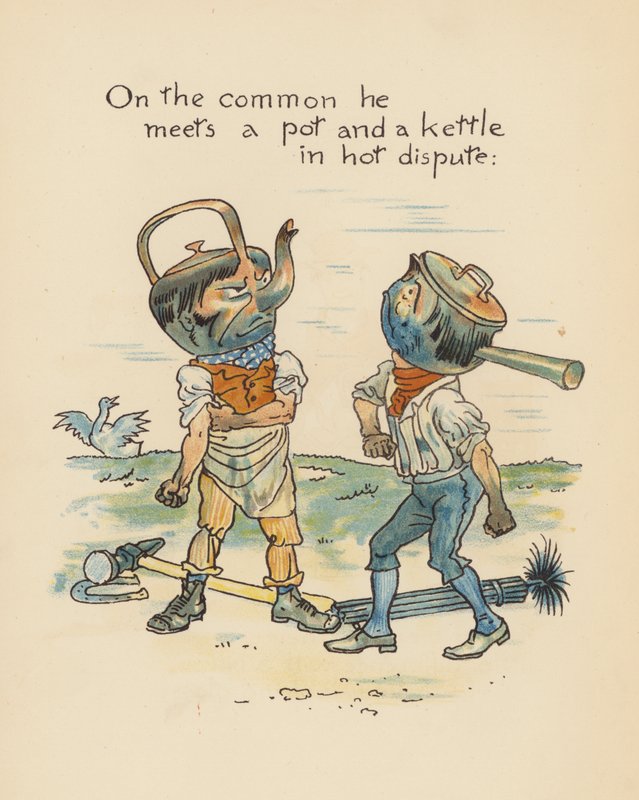 Ilustração para Legends for Lionel de Walter Crane (litografia a cores) de Walter (after) Crane