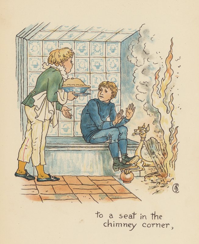 Ilustração para Legends for Lionel de Walter Crane (litografia a cores) de Walter (after) Crane