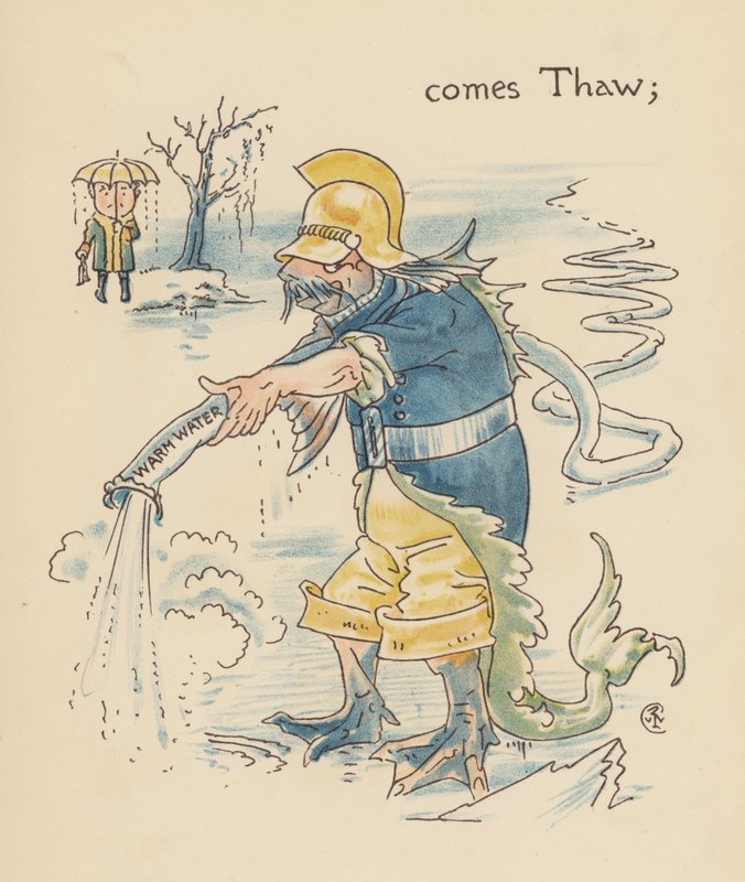Ilustração para Legends for Lionel de Walter Crane (litografia a cores) de Walter (after) Crane